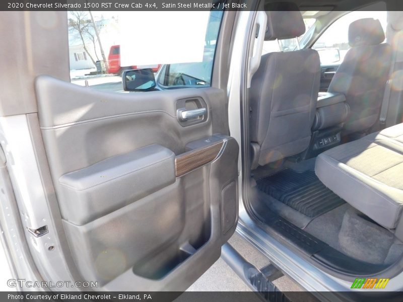Satin Steel Metallic / Jet Black 2020 Chevrolet Silverado 1500 RST Crew Cab 4x4