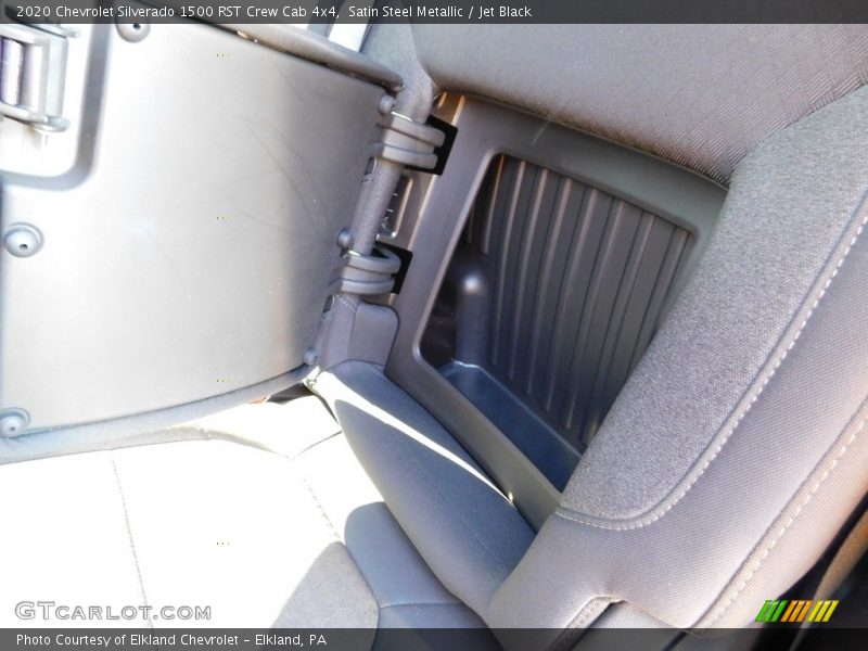Satin Steel Metallic / Jet Black 2020 Chevrolet Silverado 1500 RST Crew Cab 4x4