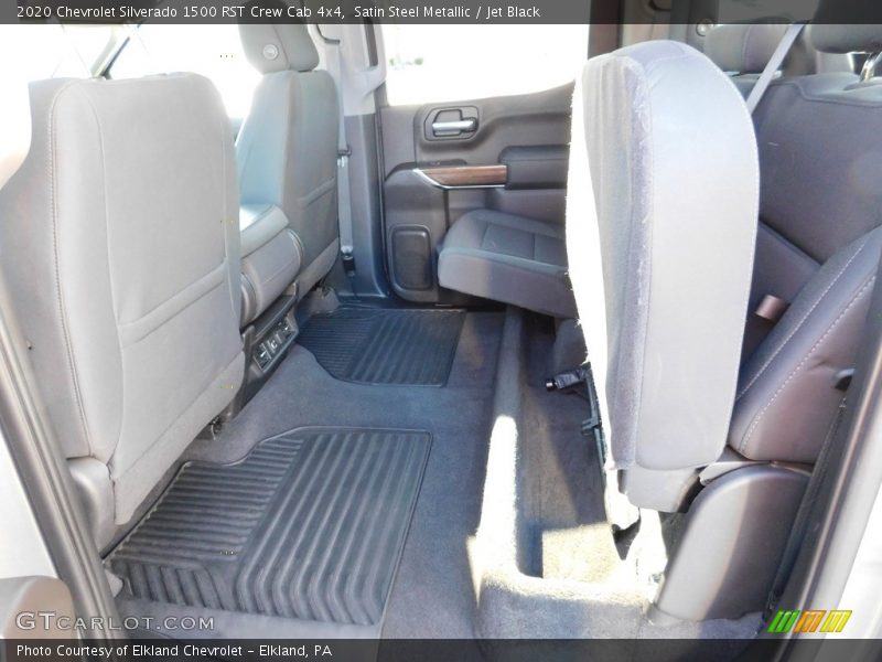 Satin Steel Metallic / Jet Black 2020 Chevrolet Silverado 1500 RST Crew Cab 4x4