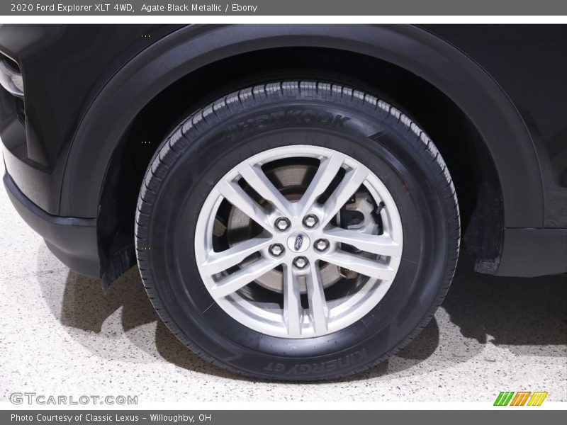 Agate Black Metallic / Ebony 2020 Ford Explorer XLT 4WD