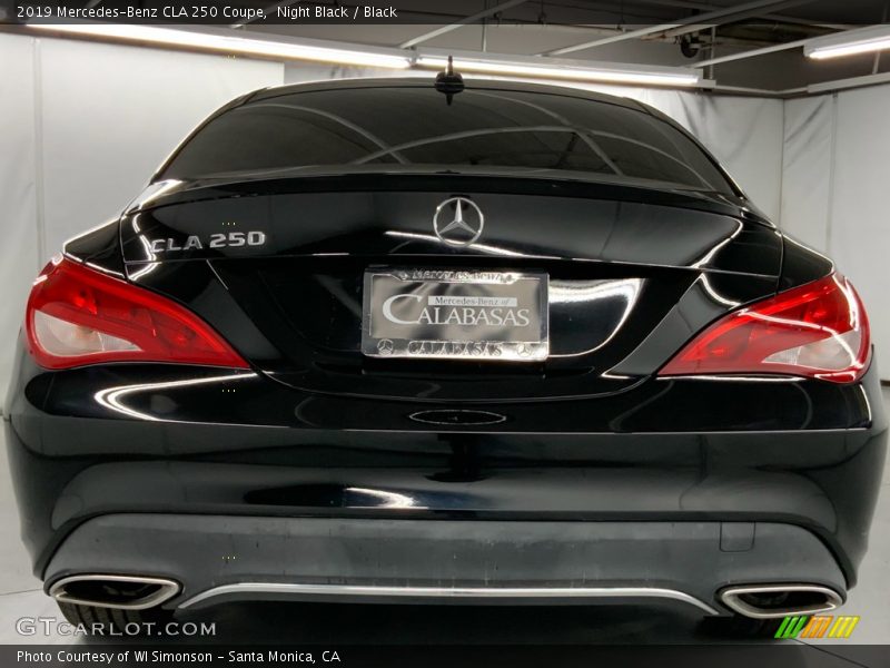 Night Black / Black 2019 Mercedes-Benz CLA 250 Coupe