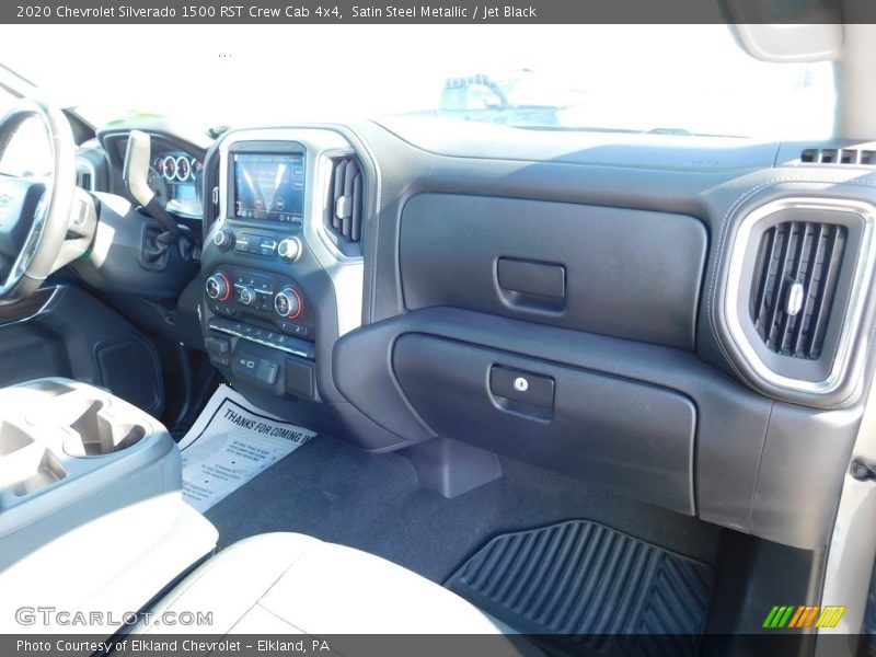 Satin Steel Metallic / Jet Black 2020 Chevrolet Silverado 1500 RST Crew Cab 4x4