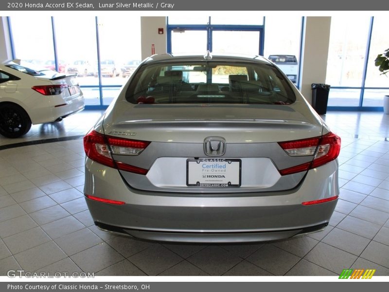 Lunar Silver Metallic / Gray 2020 Honda Accord EX Sedan