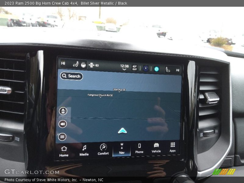 Navigation of 2023 2500 Big Horn Crew Cab 4x4
