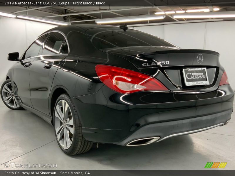 Night Black / Black 2019 Mercedes-Benz CLA 250 Coupe