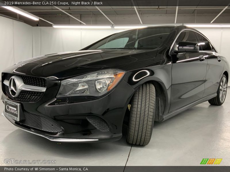 Night Black / Black 2019 Mercedes-Benz CLA 250 Coupe