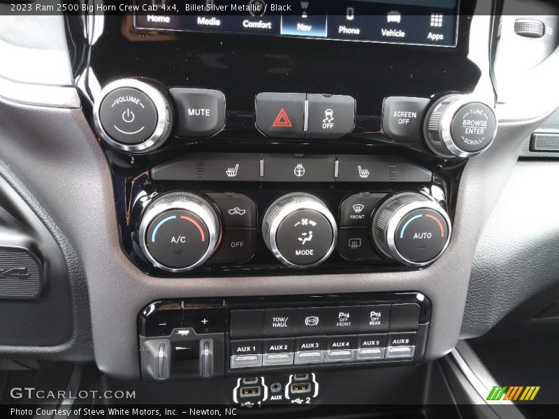 Controls of 2023 2500 Big Horn Crew Cab 4x4