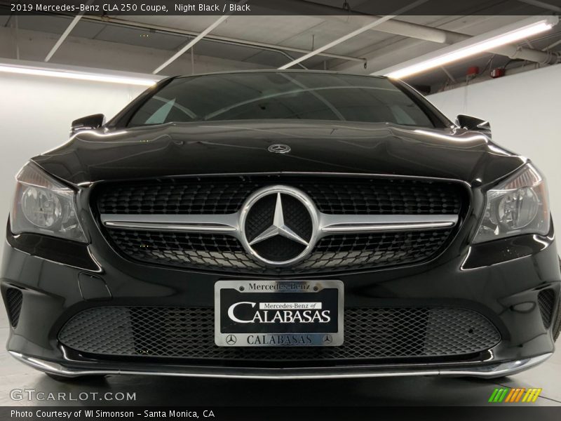 Night Black / Black 2019 Mercedes-Benz CLA 250 Coupe