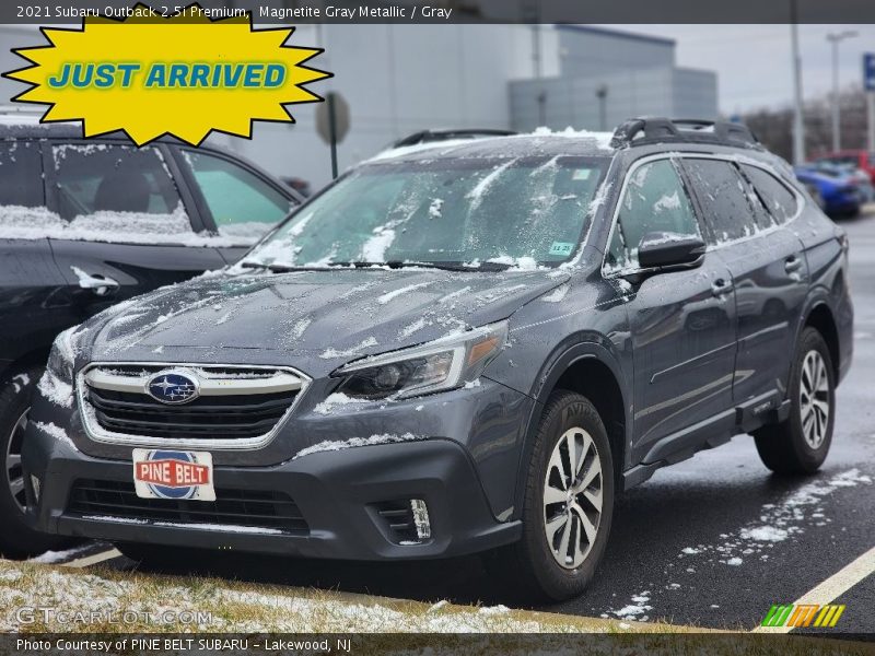 Magnetite Gray Metallic / Gray 2021 Subaru Outback 2.5i Premium