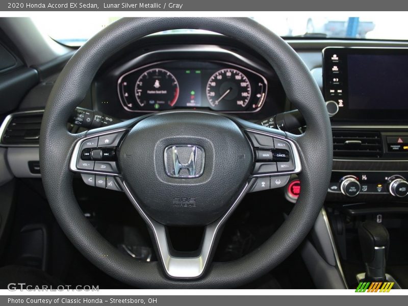 Lunar Silver Metallic / Gray 2020 Honda Accord EX Sedan