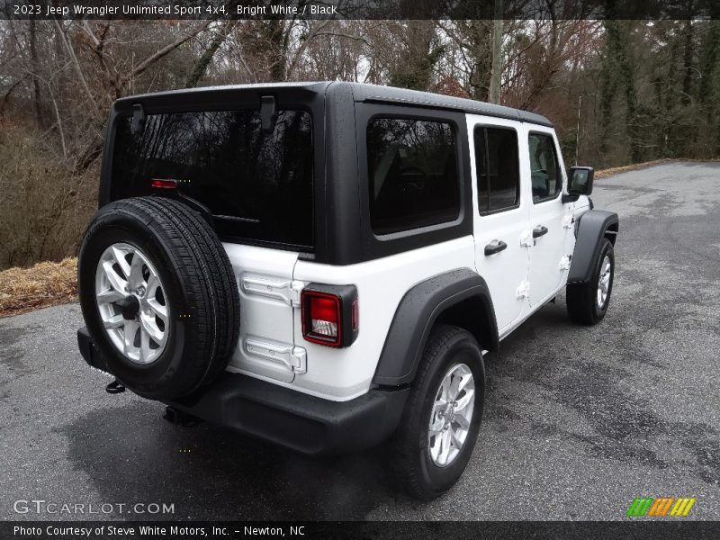 Bright White / Black 2023 Jeep Wrangler Unlimited Sport 4x4