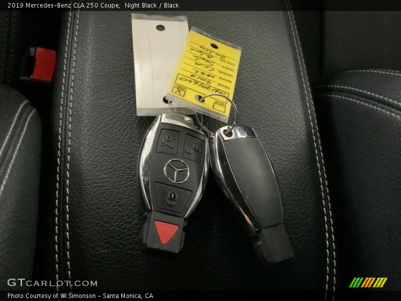 Night Black / Black 2019 Mercedes-Benz CLA 250 Coupe
