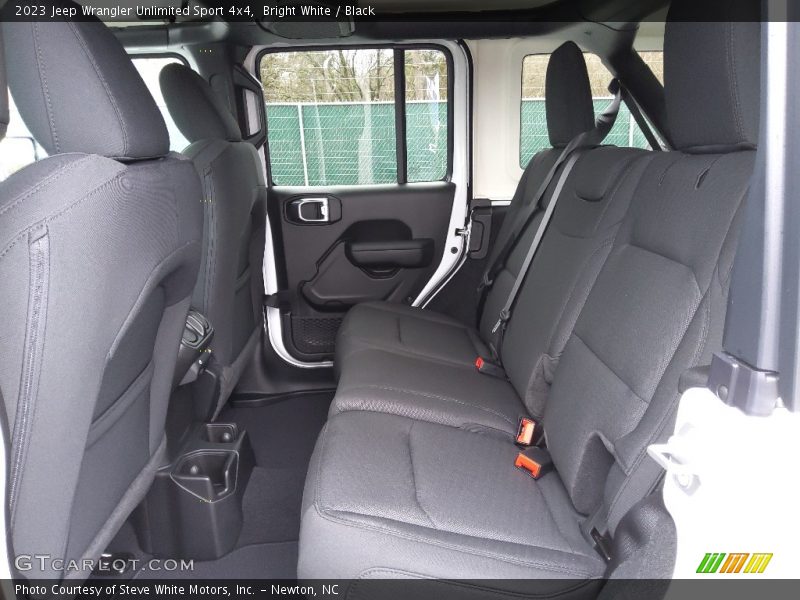 Rear Seat of 2023 Wrangler Unlimited Sport 4x4