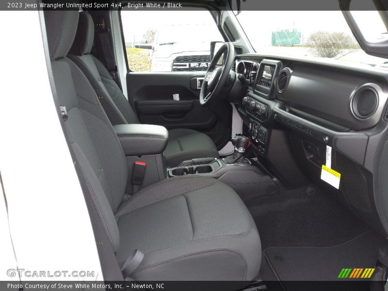 Front Seat of 2023 Wrangler Unlimited Sport 4x4