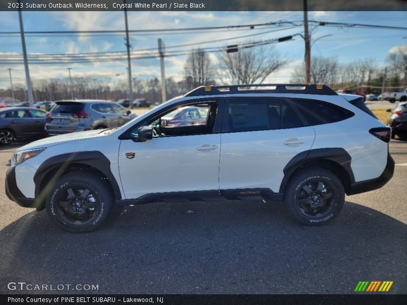 Crystal White Pearl / Slate Black 2023 Subaru Outback Wilderness