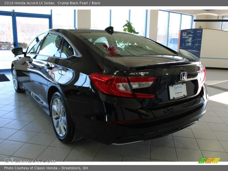 Crystal Black Pearl / Black 2019 Honda Accord LX Sedan
