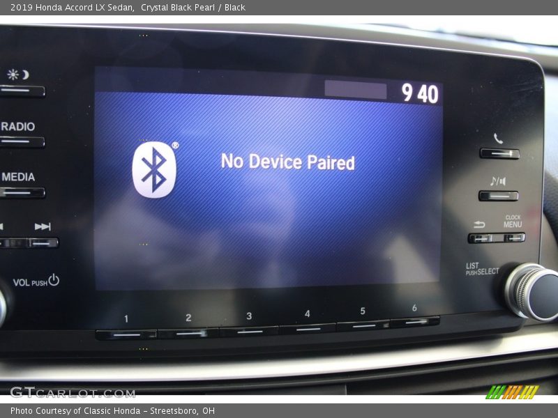 Crystal Black Pearl / Black 2019 Honda Accord LX Sedan