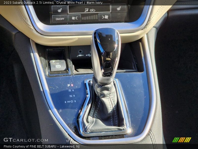  2023 Outback 2.5i Limited Lineartronic CVT Automatic Shifter