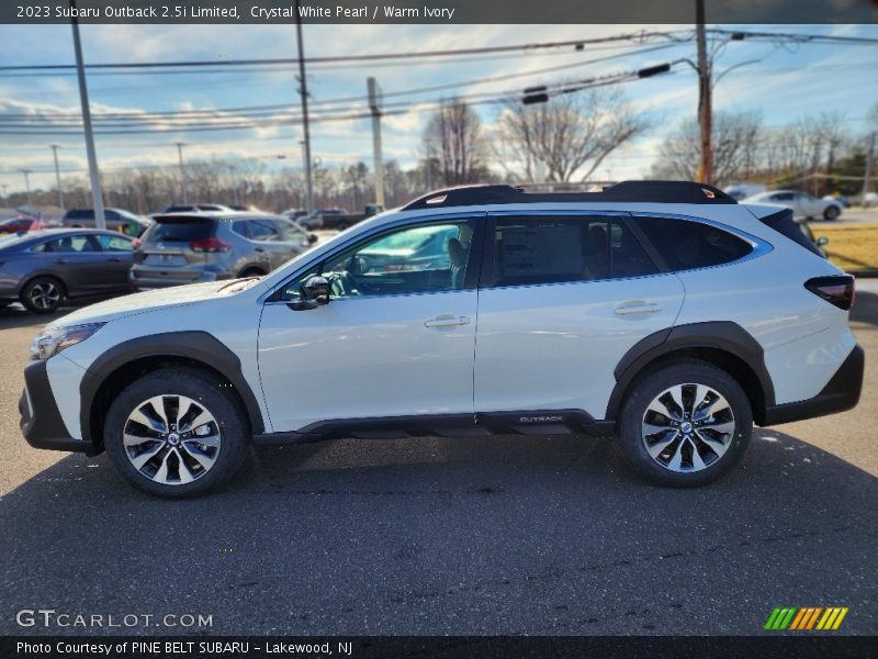 Crystal White Pearl / Warm Ivory 2023 Subaru Outback 2.5i Limited