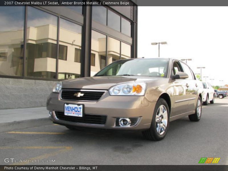 Amber Bronze Metallic / Cashmere Beige 2007 Chevrolet Malibu LT Sedan