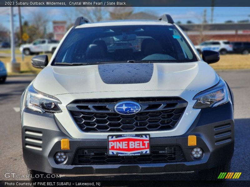 Crystal White Pearl / Slate Black 2023 Subaru Outback Wilderness
