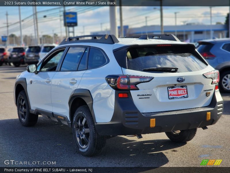 Crystal White Pearl / Slate Black 2023 Subaru Outback Wilderness