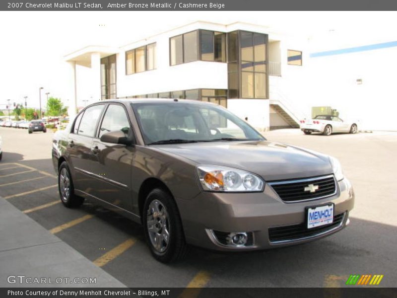 Amber Bronze Metallic / Cashmere Beige 2007 Chevrolet Malibu LT Sedan