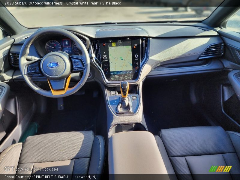 Crystal White Pearl / Slate Black 2023 Subaru Outback Wilderness