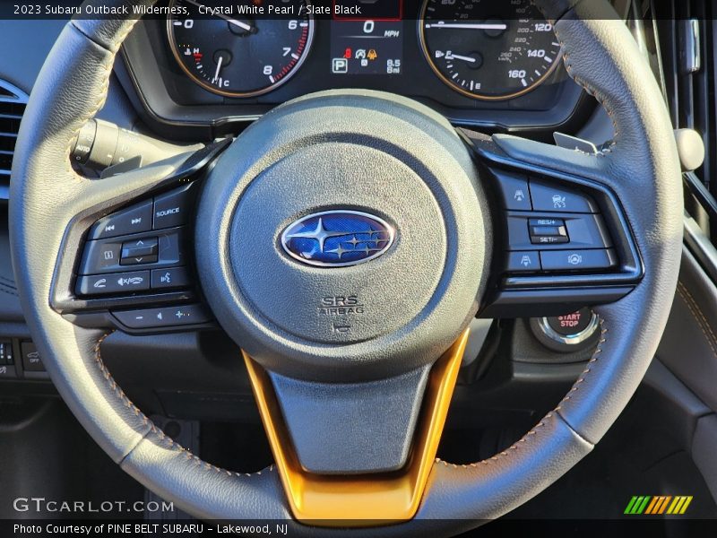 Crystal White Pearl / Slate Black 2023 Subaru Outback Wilderness