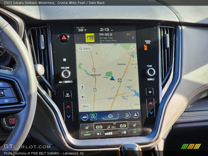 Navigation of 2023 Outback Wilderness
