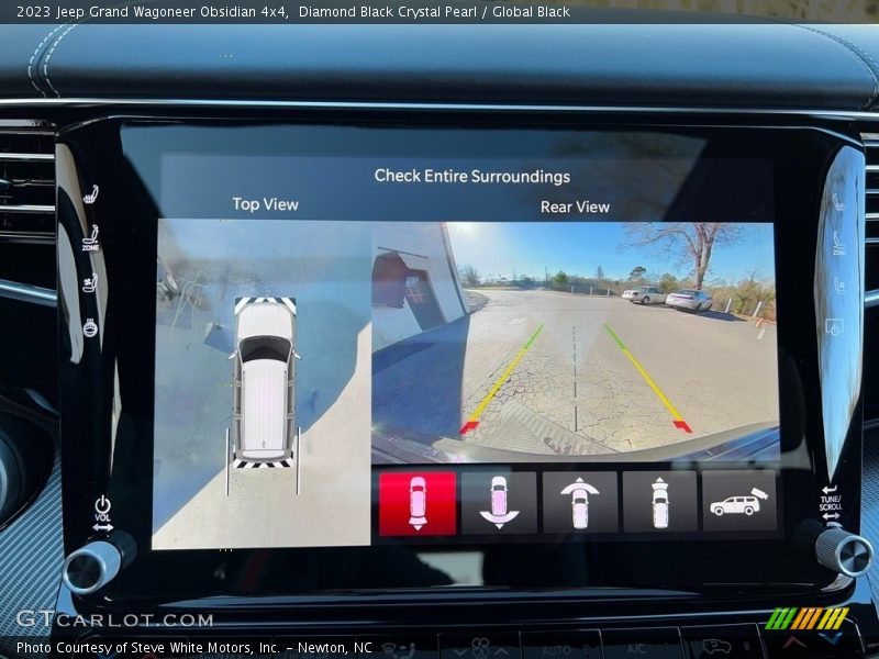 Controls of 2023 Grand Wagoneer Obsidian 4x4