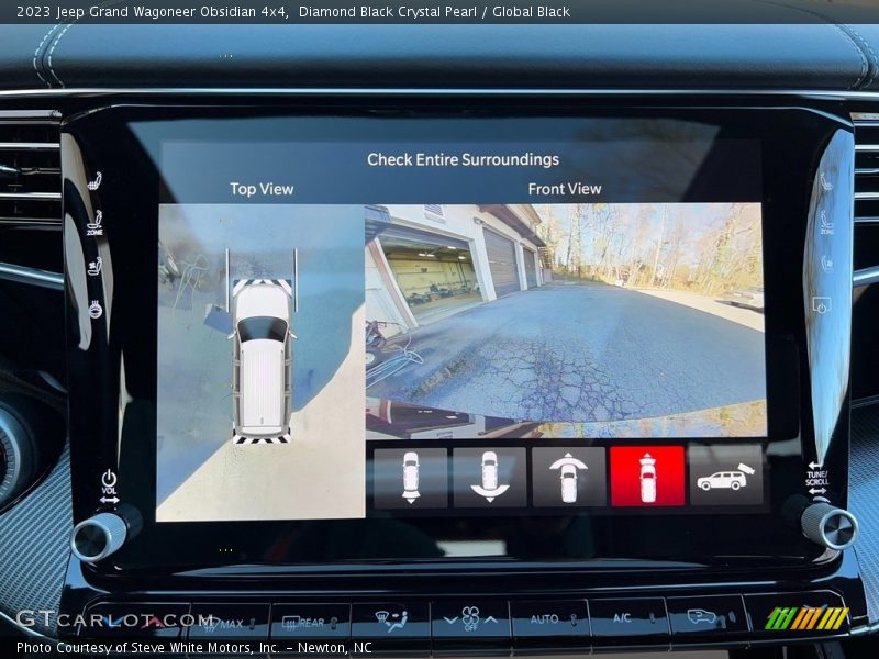 Controls of 2023 Grand Wagoneer Obsidian 4x4