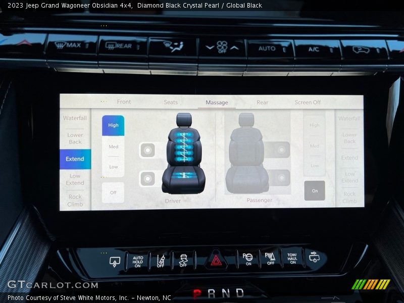 Controls of 2023 Grand Wagoneer Obsidian 4x4