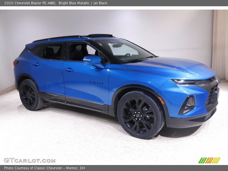 Bright Blue Metallic / Jet Black 2020 Chevrolet Blazer RS AWD