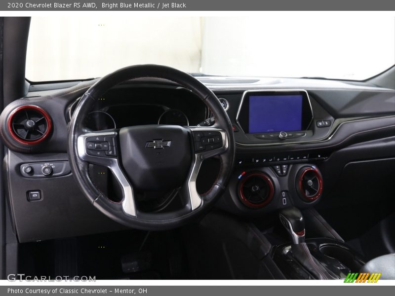 Bright Blue Metallic / Jet Black 2020 Chevrolet Blazer RS AWD