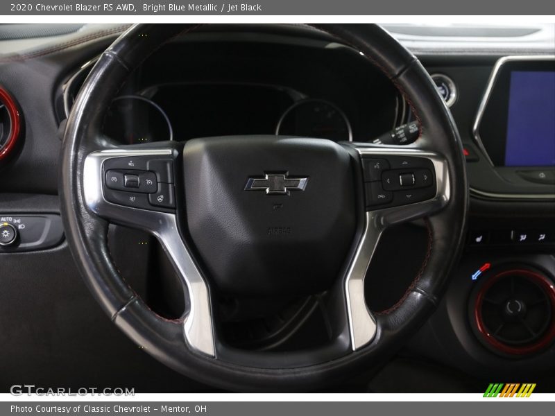 Bright Blue Metallic / Jet Black 2020 Chevrolet Blazer RS AWD