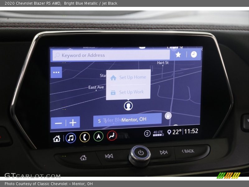 Bright Blue Metallic / Jet Black 2020 Chevrolet Blazer RS AWD