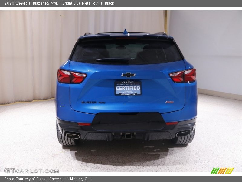 Bright Blue Metallic / Jet Black 2020 Chevrolet Blazer RS AWD