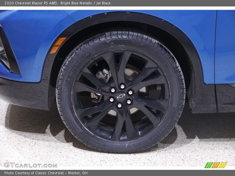 Bright Blue Metallic / Jet Black 2020 Chevrolet Blazer RS AWD