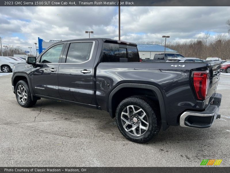 Titanium Rush Metallic / Jet Black 2023 GMC Sierra 1500 SLT Crew Cab 4x4