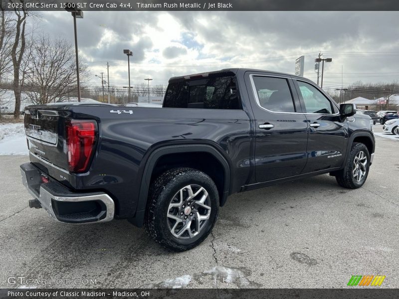 Titanium Rush Metallic / Jet Black 2023 GMC Sierra 1500 SLT Crew Cab 4x4