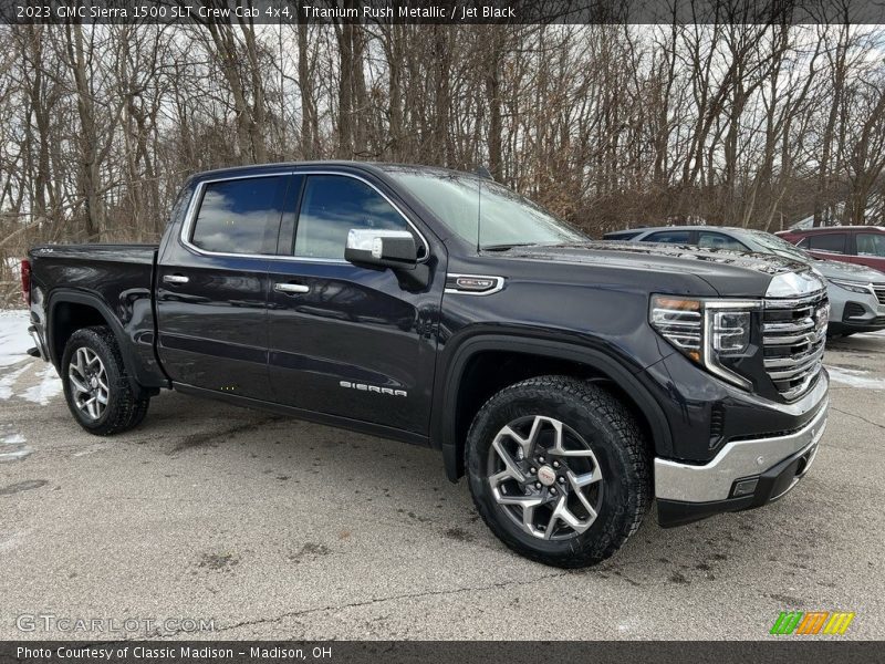 Front 3/4 View of 2023 Sierra 1500 SLT Crew Cab 4x4