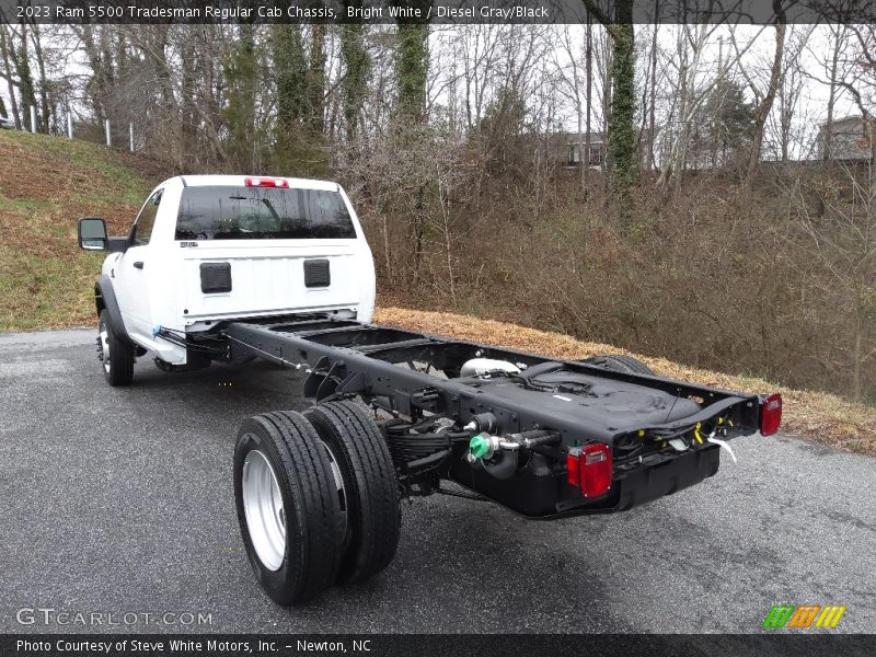 Undercarriage of 2023 5500 Tradesman Regular Cab Chassis