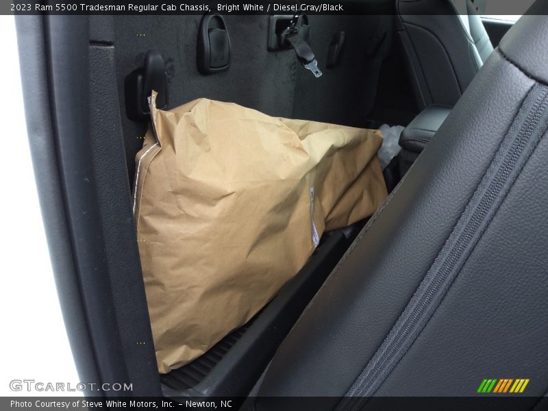 Bright White / Diesel Gray/Black 2023 Ram 5500 Tradesman Regular Cab Chassis