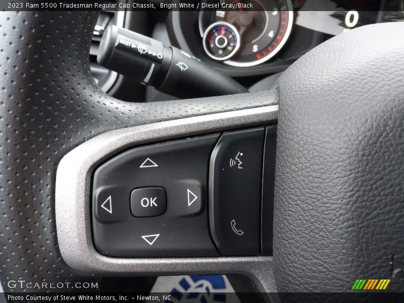  2023 5500 Tradesman Regular Cab Chassis Steering Wheel