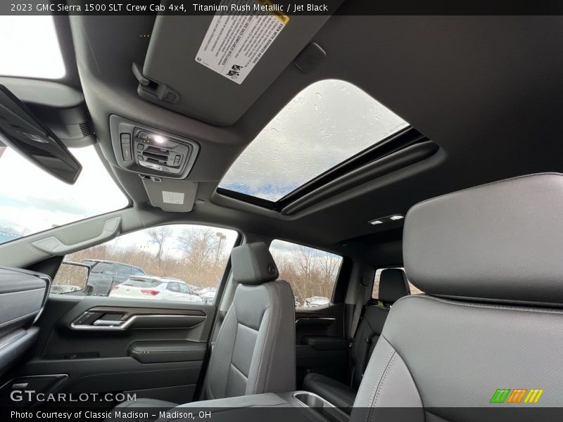 Sunroof of 2023 Sierra 1500 SLT Crew Cab 4x4