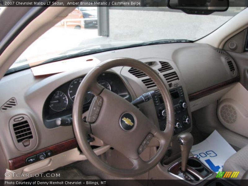 Amber Bronze Metallic / Cashmere Beige 2007 Chevrolet Malibu LT Sedan