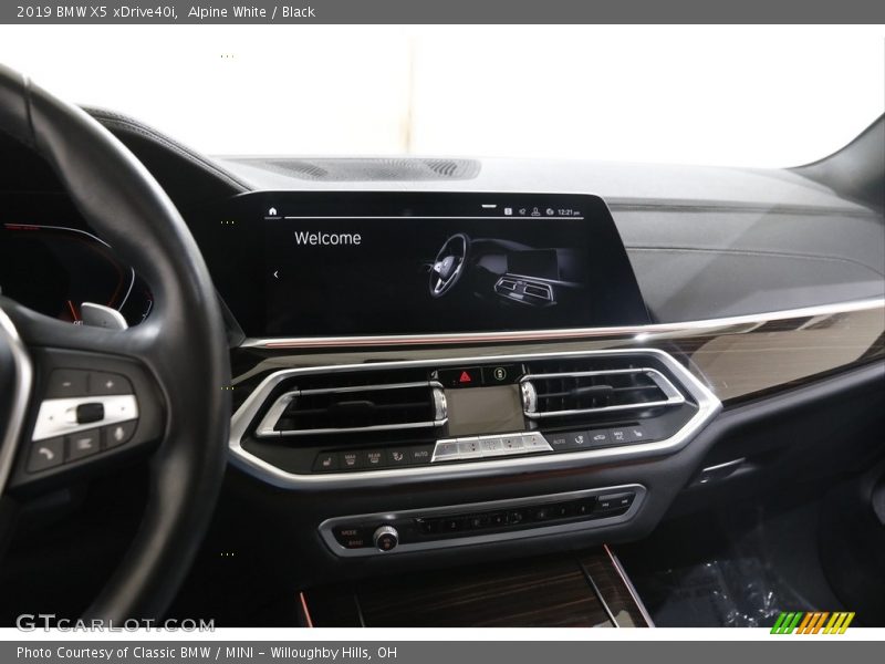 Alpine White / Black 2019 BMW X5 xDrive40i