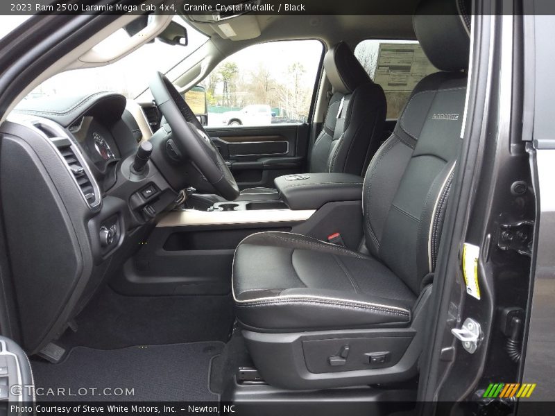 2023 2500 Laramie Mega Cab 4x4 Black Interior