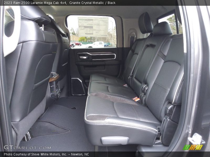 Rear Seat of 2023 2500 Laramie Mega Cab 4x4